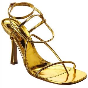Bottega Veneta Barely There Leather Sandal